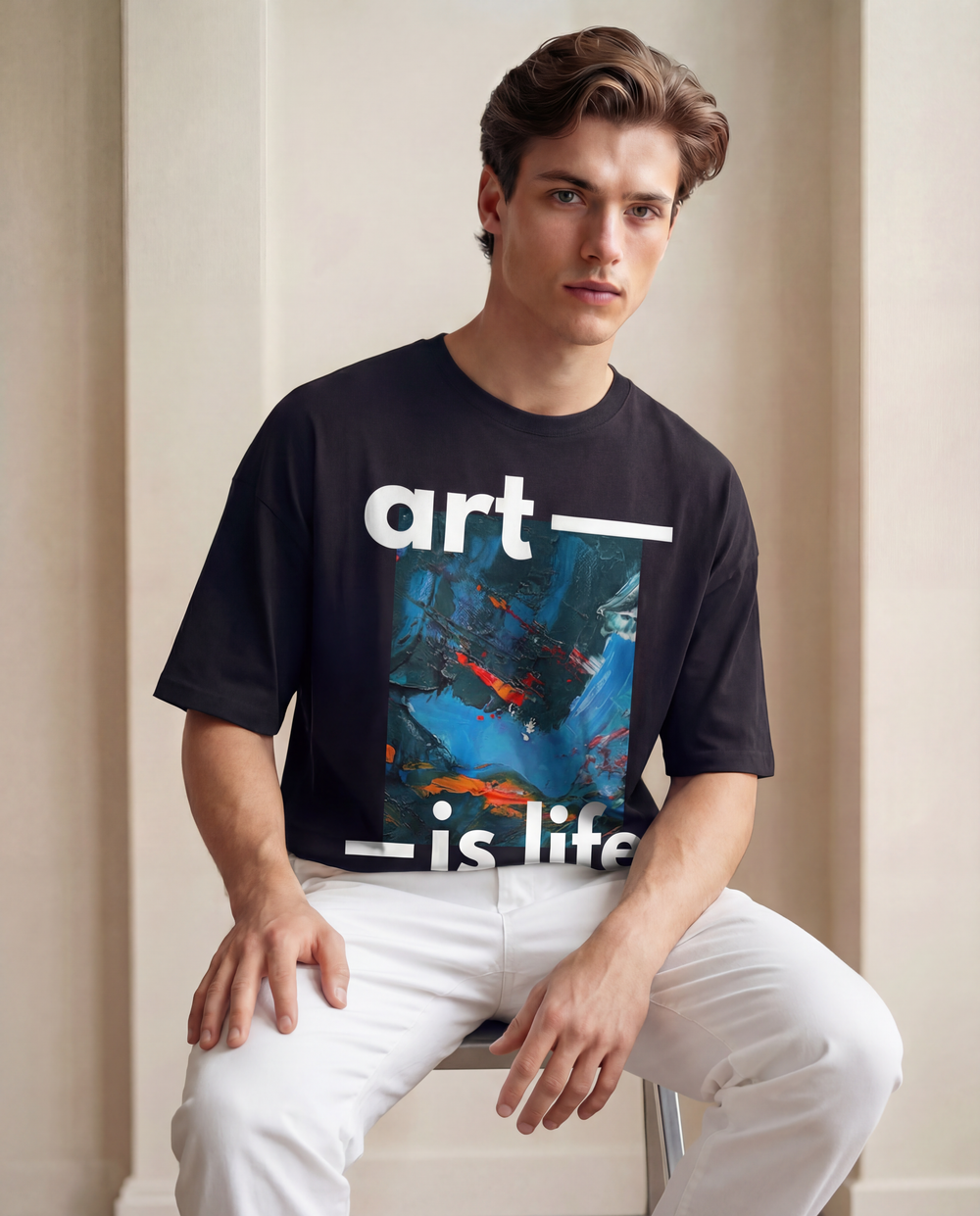 Digital Printed Organic Cotton T-Shirt