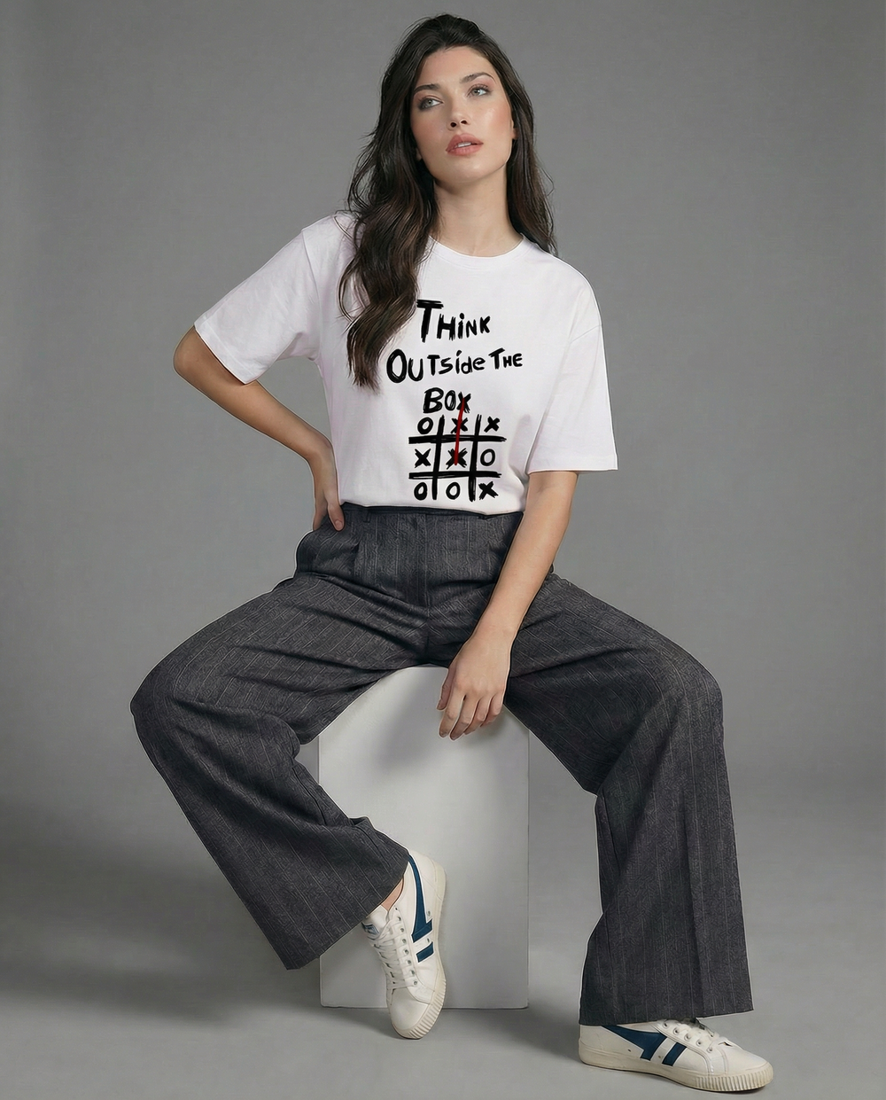 Women Printed Oversized T-shirts