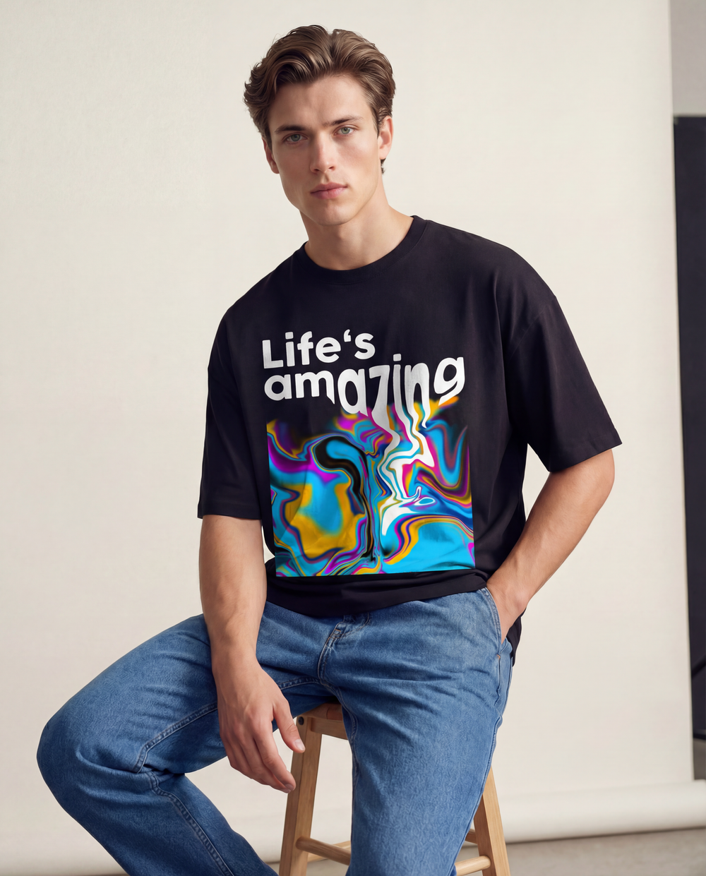 Digital Printed Organic Cotton T-Shirt