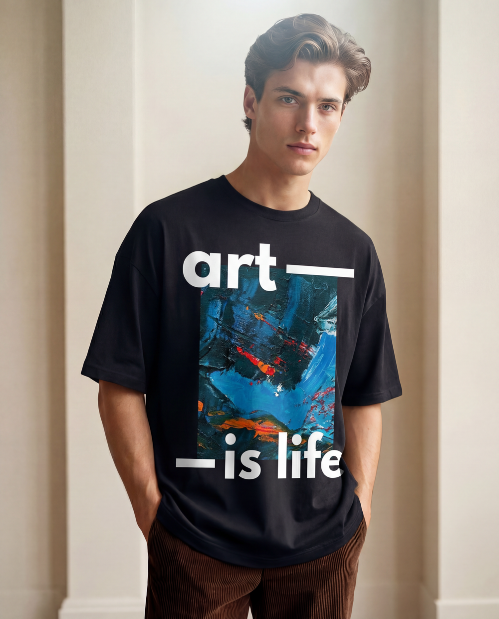 Digital Printed Organic Cotton T-Shirt