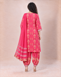 ReadyMade Handwork Embroidered Pink  Suit
