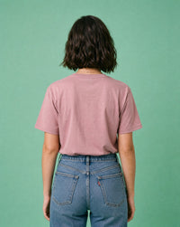 Woman Solid Color Cotton T Shirt