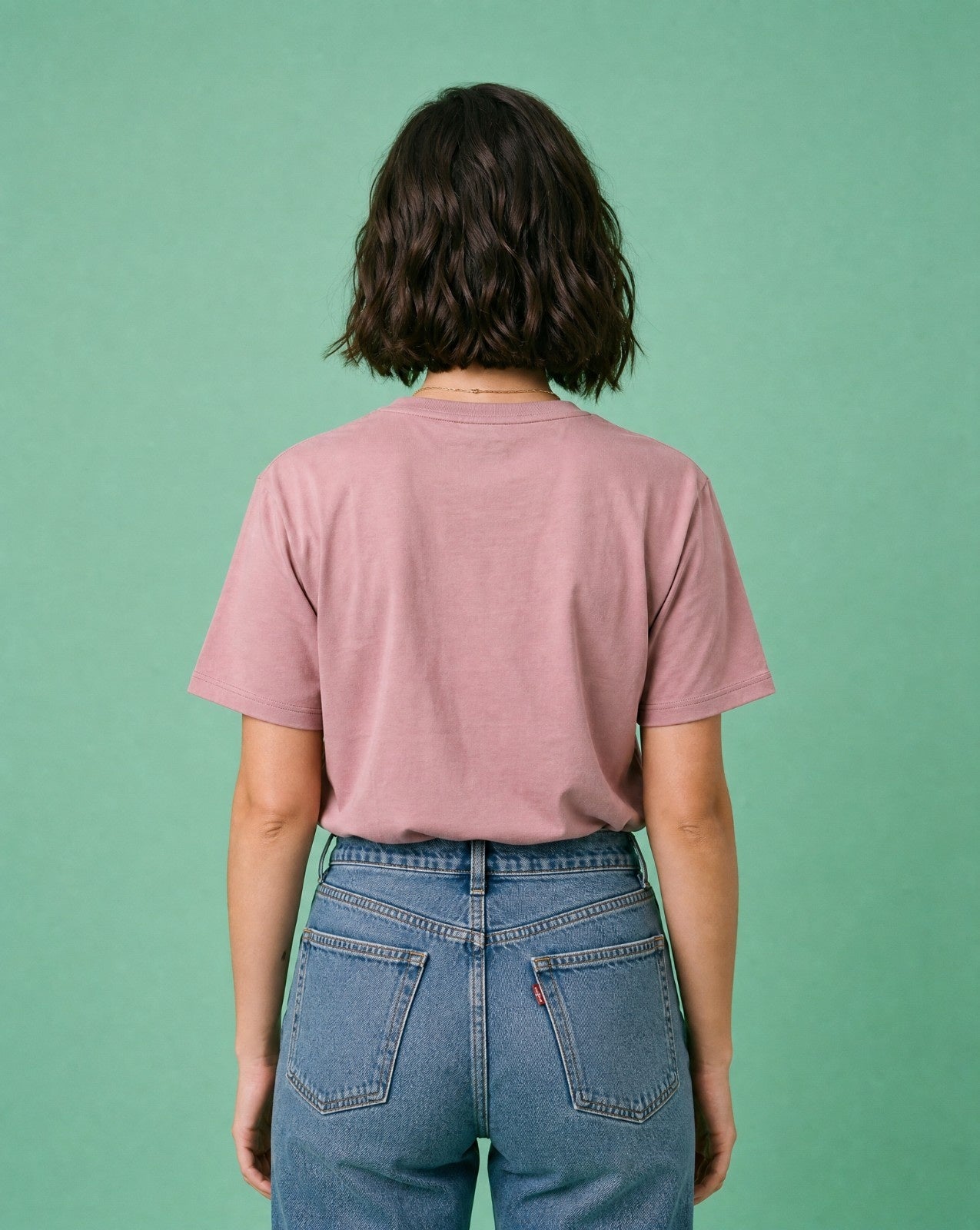 Women Solid Color Cotton T Shirt