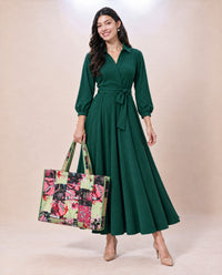 Cotton Patchwork Printed Tote Bag