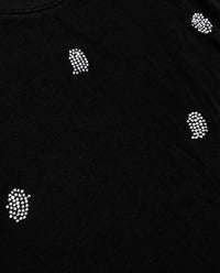 Crystal Embellished Cotton Regular T-shirt