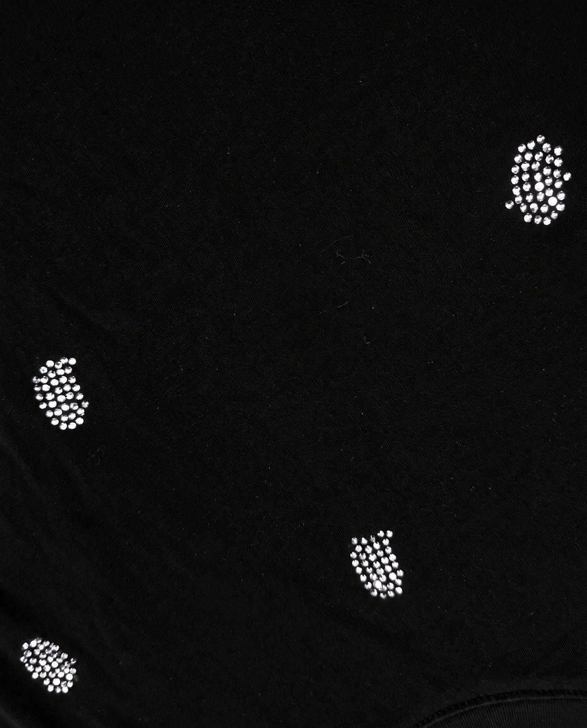 Crystal Embellished Cotton Regular T-shirt