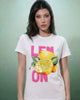 Women Lemon Hand-Embroidered T-shirt