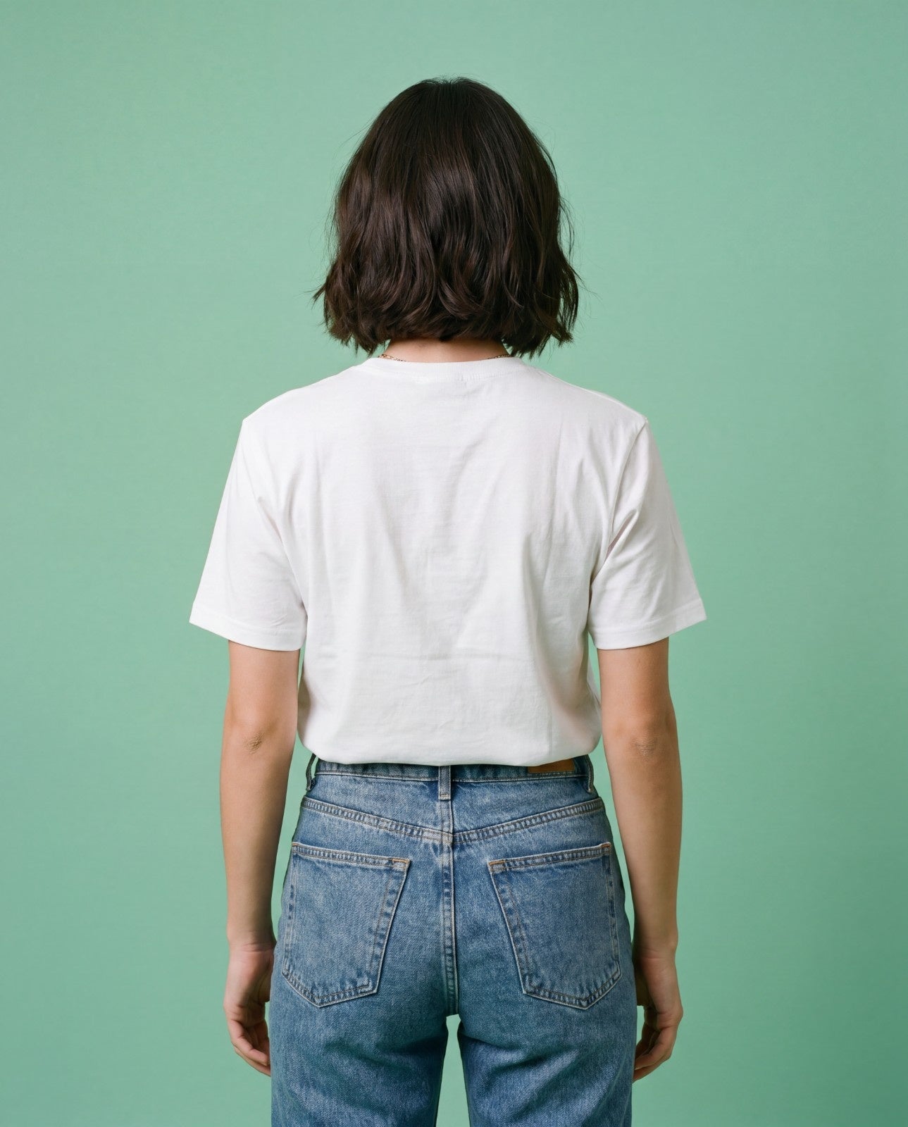 Women Solid Color Cotton T Shirt
