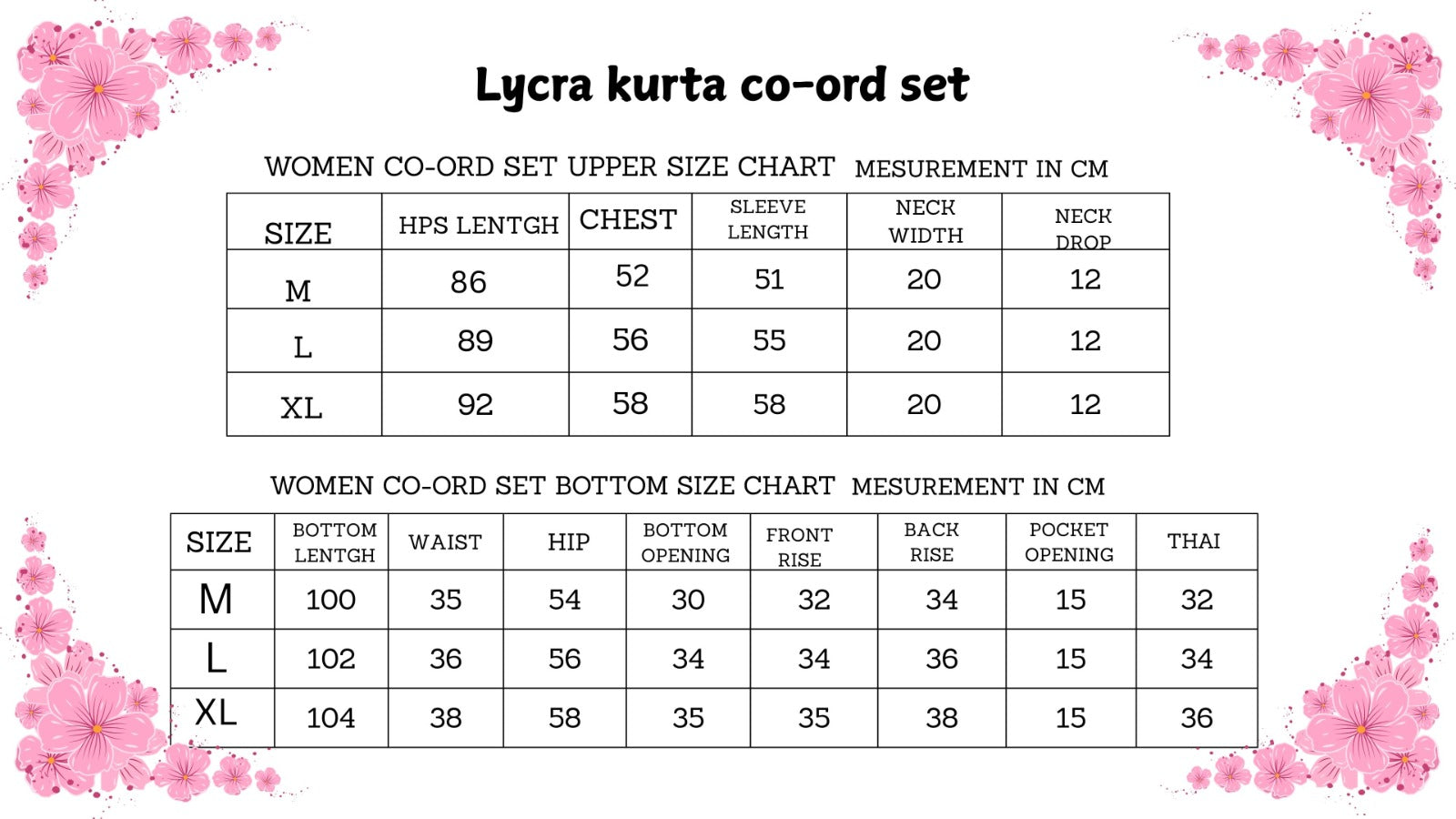 Matching set size reference